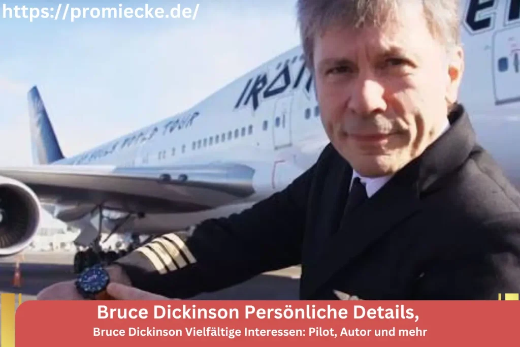 Bruce Dickinson Vielfältige Interessen: Pilot, Autor und mehr