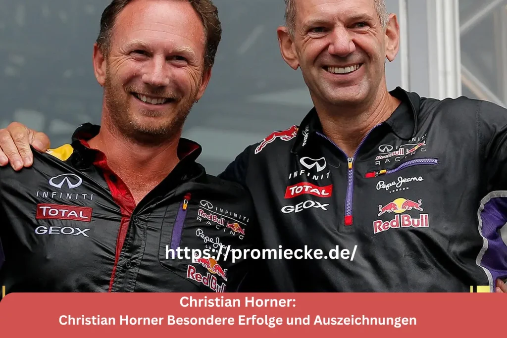 Christian Horner Besondere Erfolge und Auszeichnungen