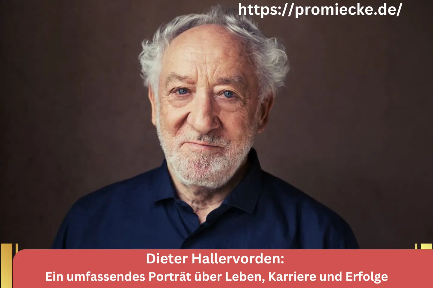 Dieter Hallervorden: Ein umfassendes Porträt über Leben, Karriere und Erfolge