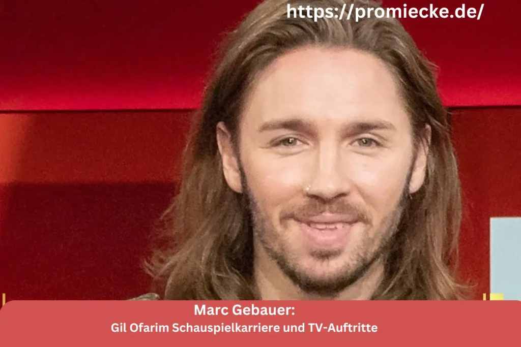 Gil Ofarim Schauspielkarriere und TV-Auftritte