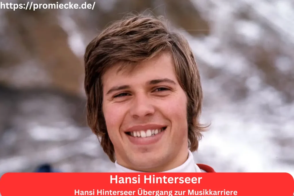 Hansi Hinterseer Übergang zur Musikkarriere