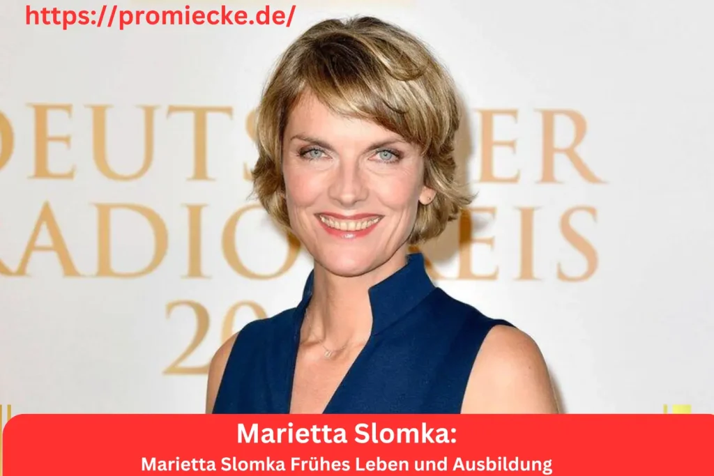 Marietta Slomka Frühes Leben und Ausbildung