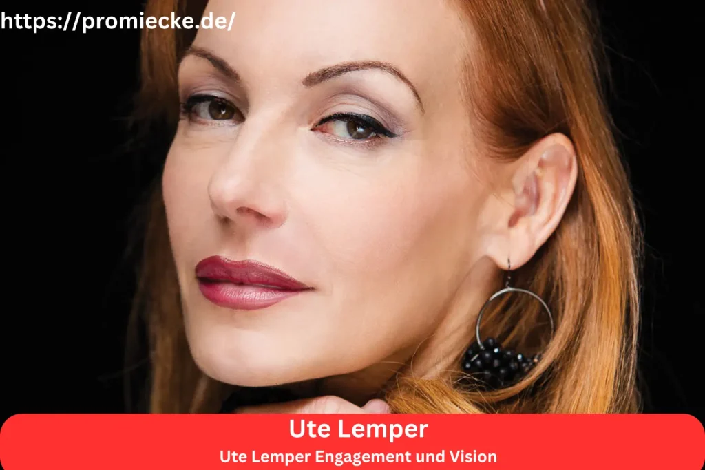 Ute Lemper Engagement und Vision