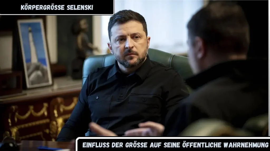 körpergröße selenski Einfluss der Größe auf seine öffentliche Wahrnehmung